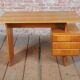 Mid-Century Modern Writing Desk in Oak by B. Landsman, Czech, 1950s
