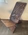Vintage carved wooden palaver chair