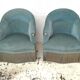 Pair of armchairs blue