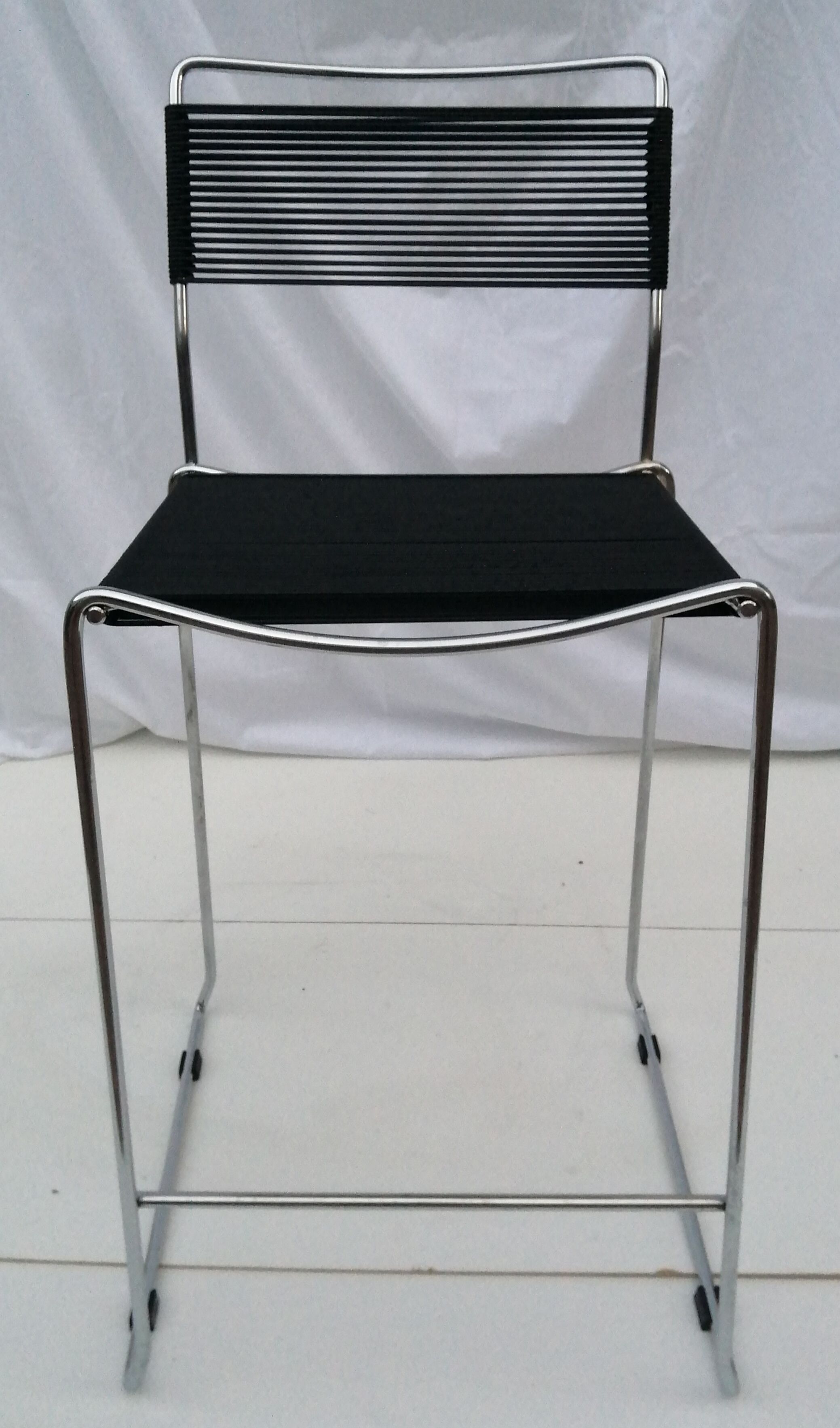 Set of 4 Spagheti model stools by Giandomenico Belotti, year 1970