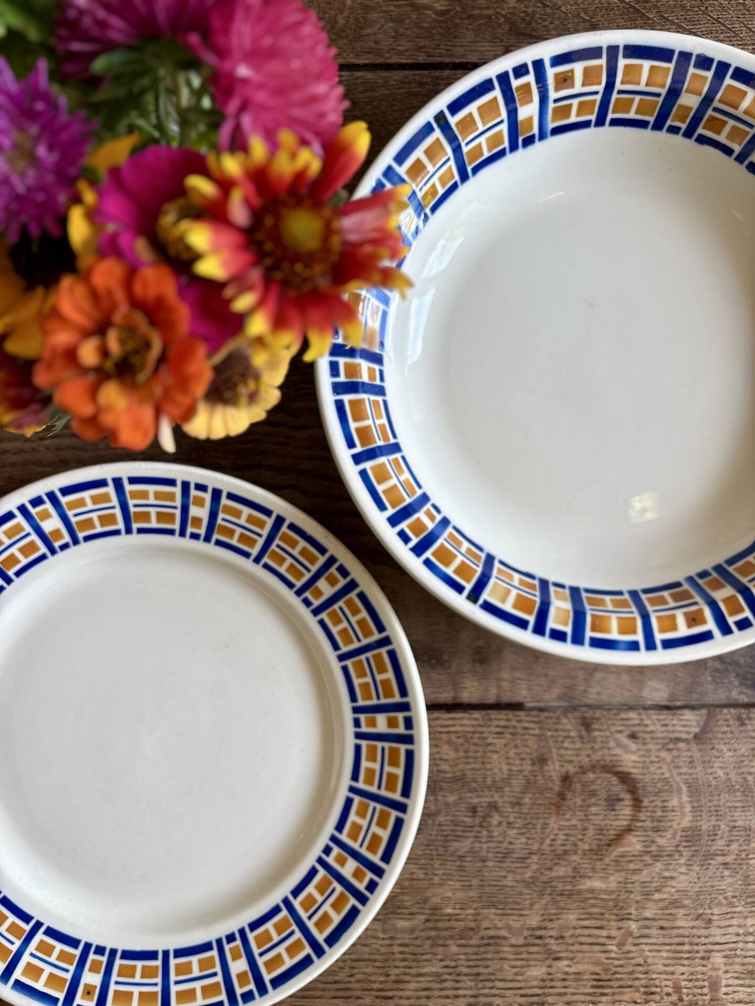 Lot de deux plats vintage - Robinson de Badonvillier