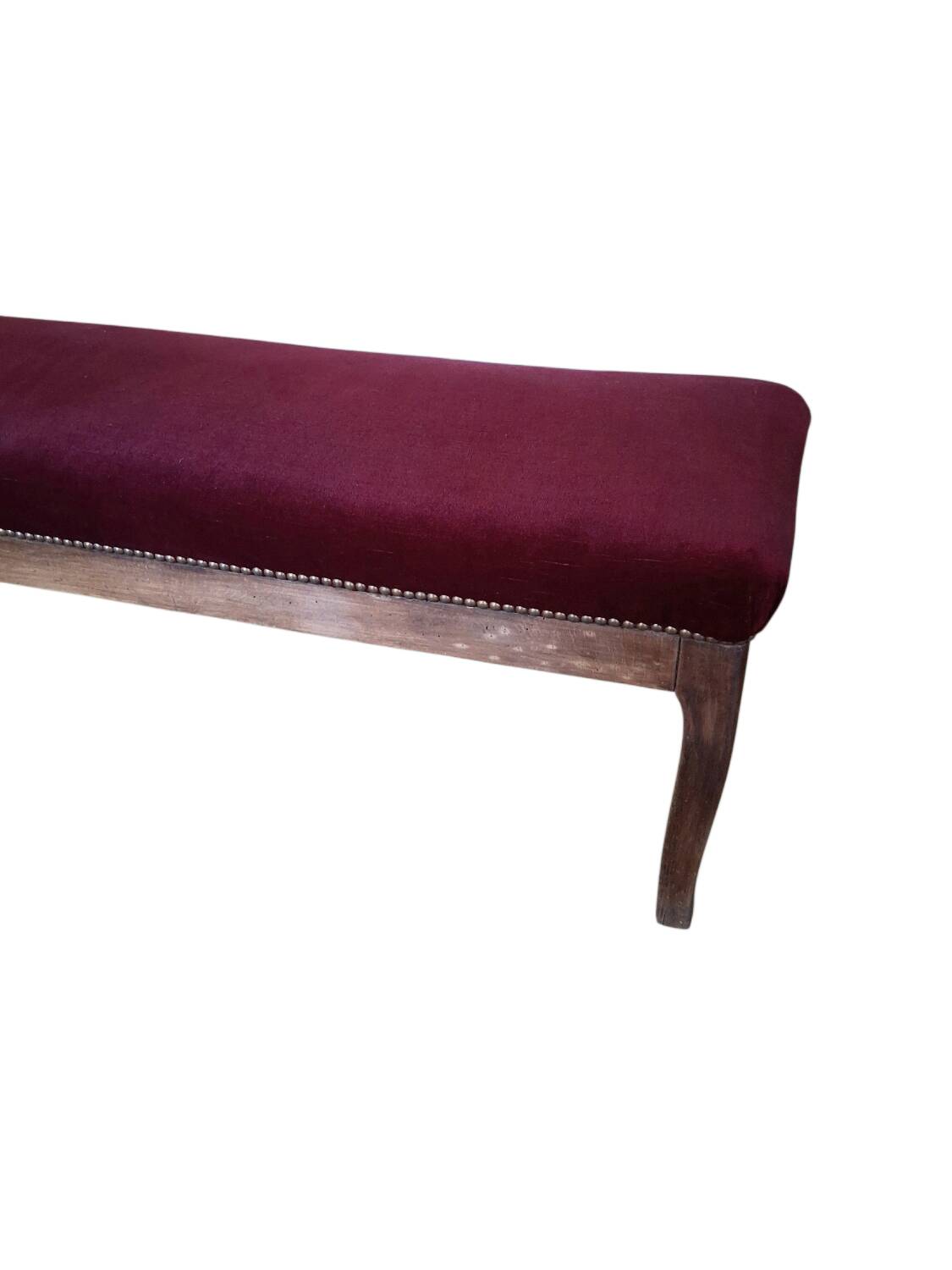 Velvet bench