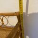 Rattan and bamboo shelf