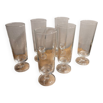 80's champagne flutes