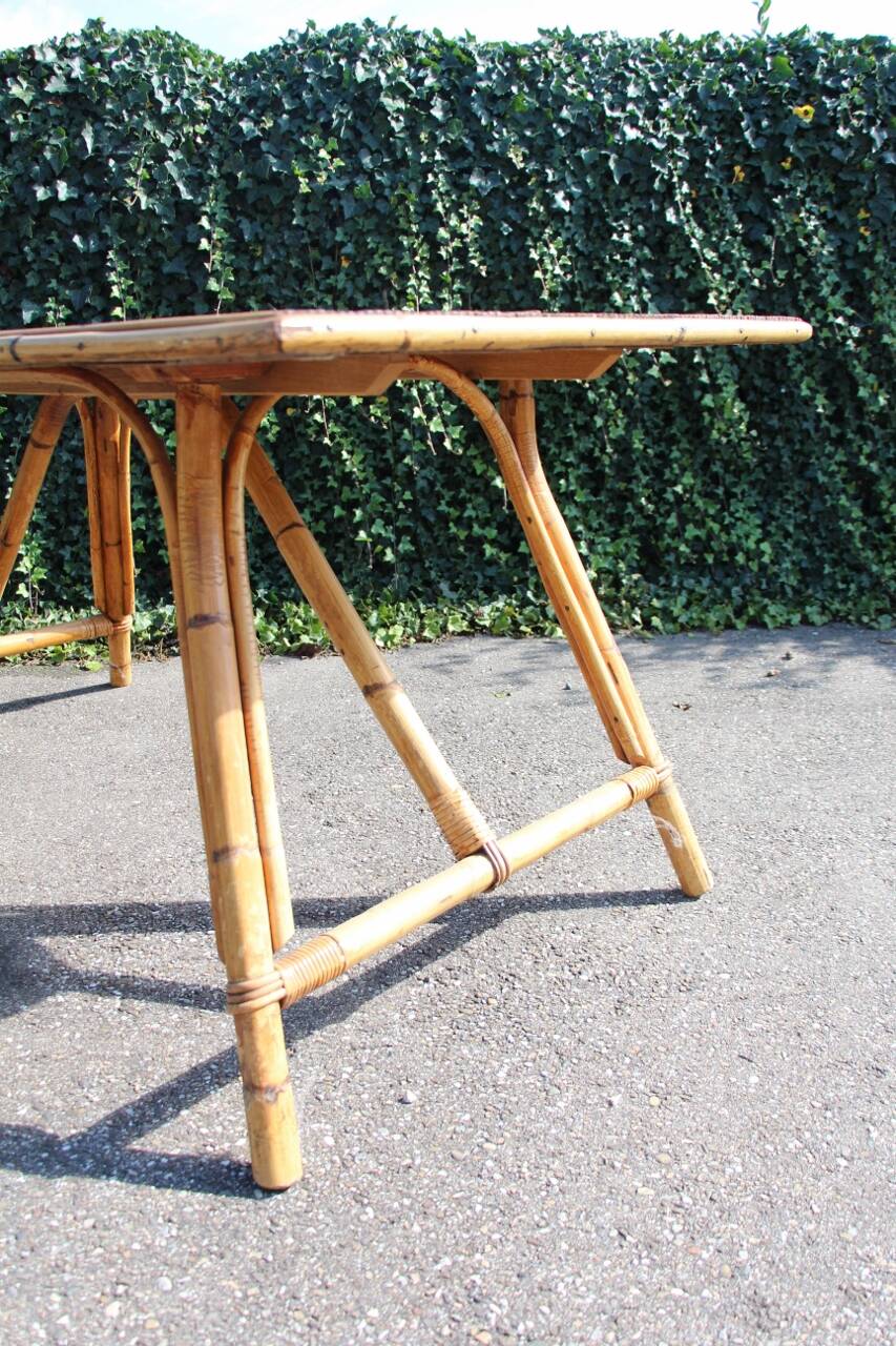 dining room table with tiles from Roger Capron
