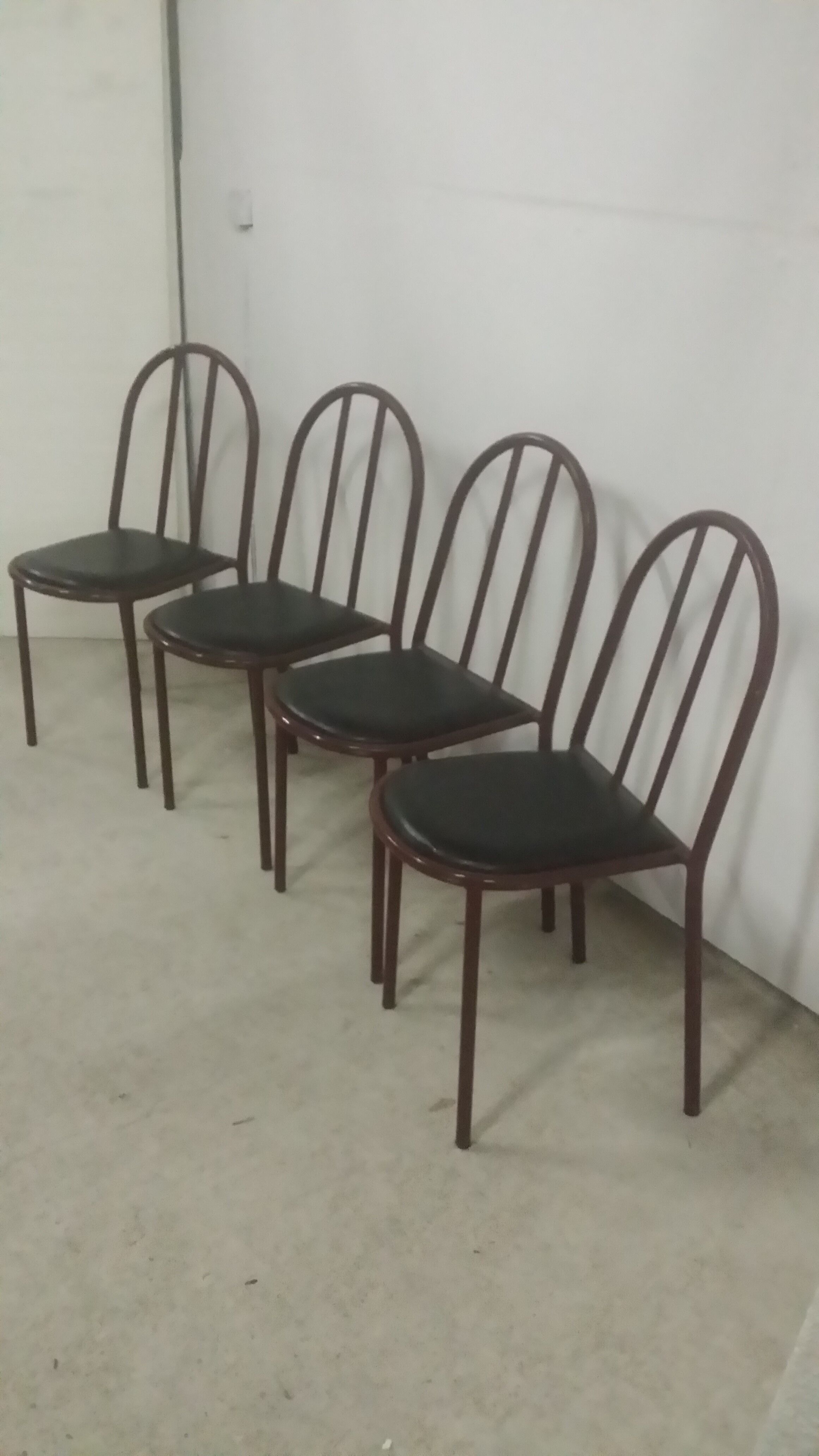 lot of 4 Chairs Mallet Stevens