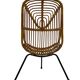 Tripod Rattan easy chair by Dirk van Sliedregt Rohe Noordwolde 1960 in the Netherlands