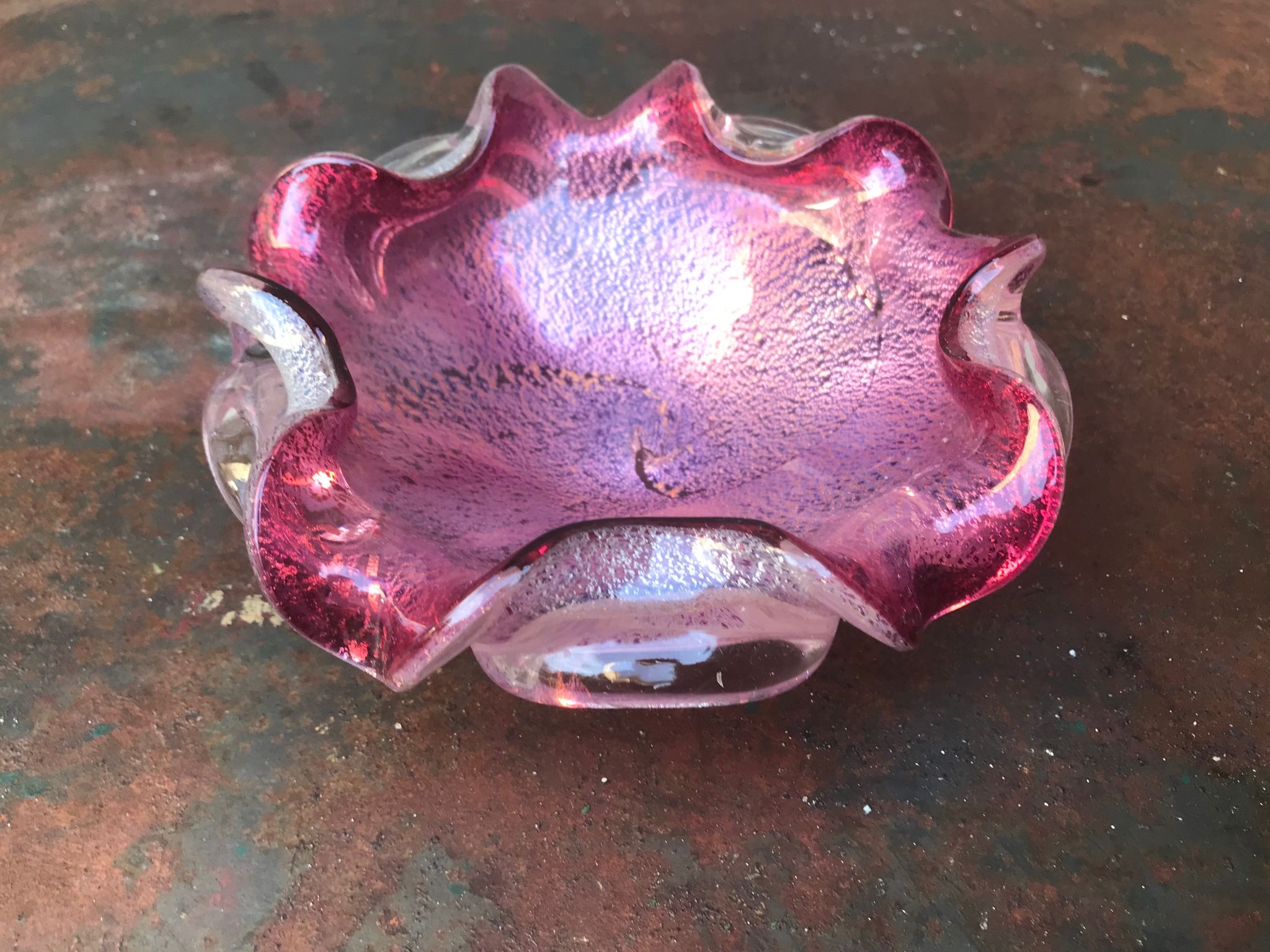 Empty ashtray Murano pocket