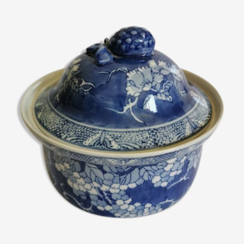 Pot en céramique chinois bleu blanc ancien