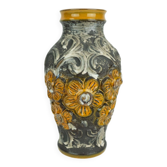 Mid century vase carstens model 7161-30 flower relief decor