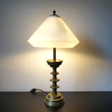 Art Nouveau Brass Empire Table Lamp