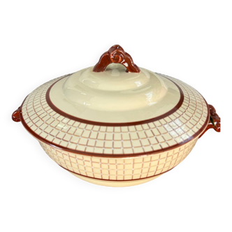 Colmar Longchamp earthenware soup tureen