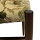 Vintage Dining Chair Flower Upholstery 1960s Teak