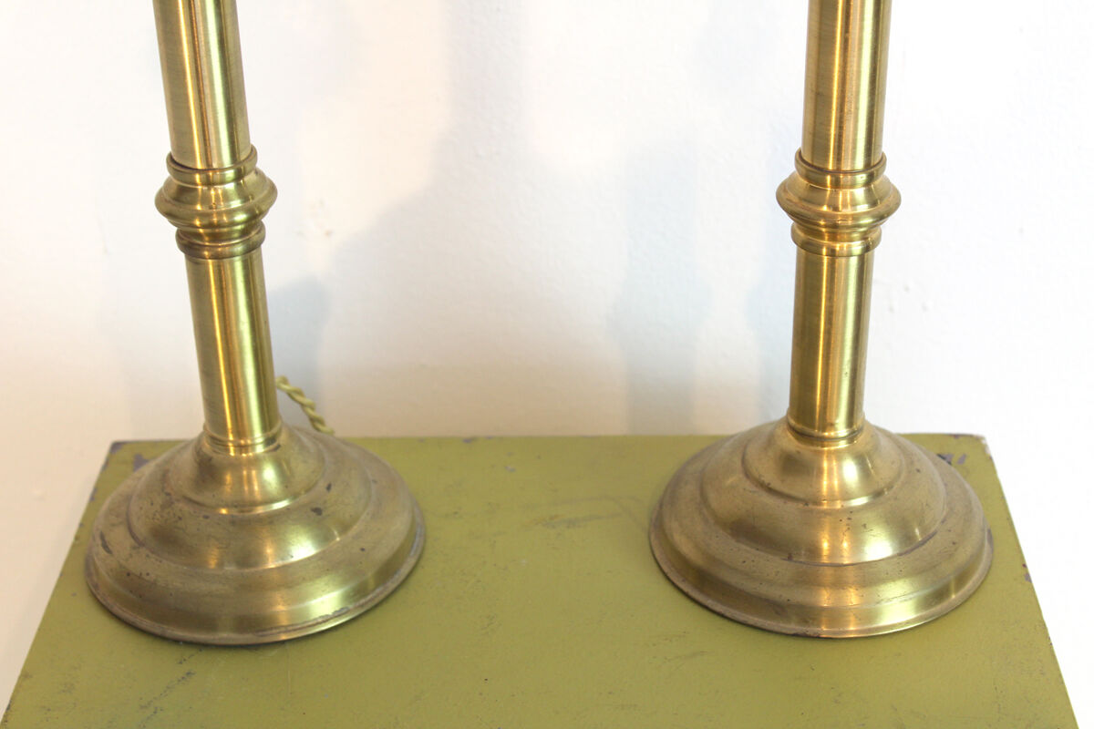 Pair of candlesticks lamps
