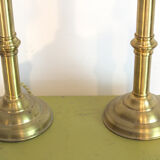 Paire de lampes bougeoirs