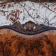 Rounded Walnut Burl Double Bed, 1950s