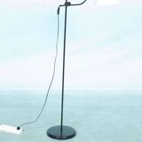 1970s minimalist floor lamp, adjustable reading lamp