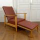 System armchair, Morris Art Deco chaise longue, France c. 1940