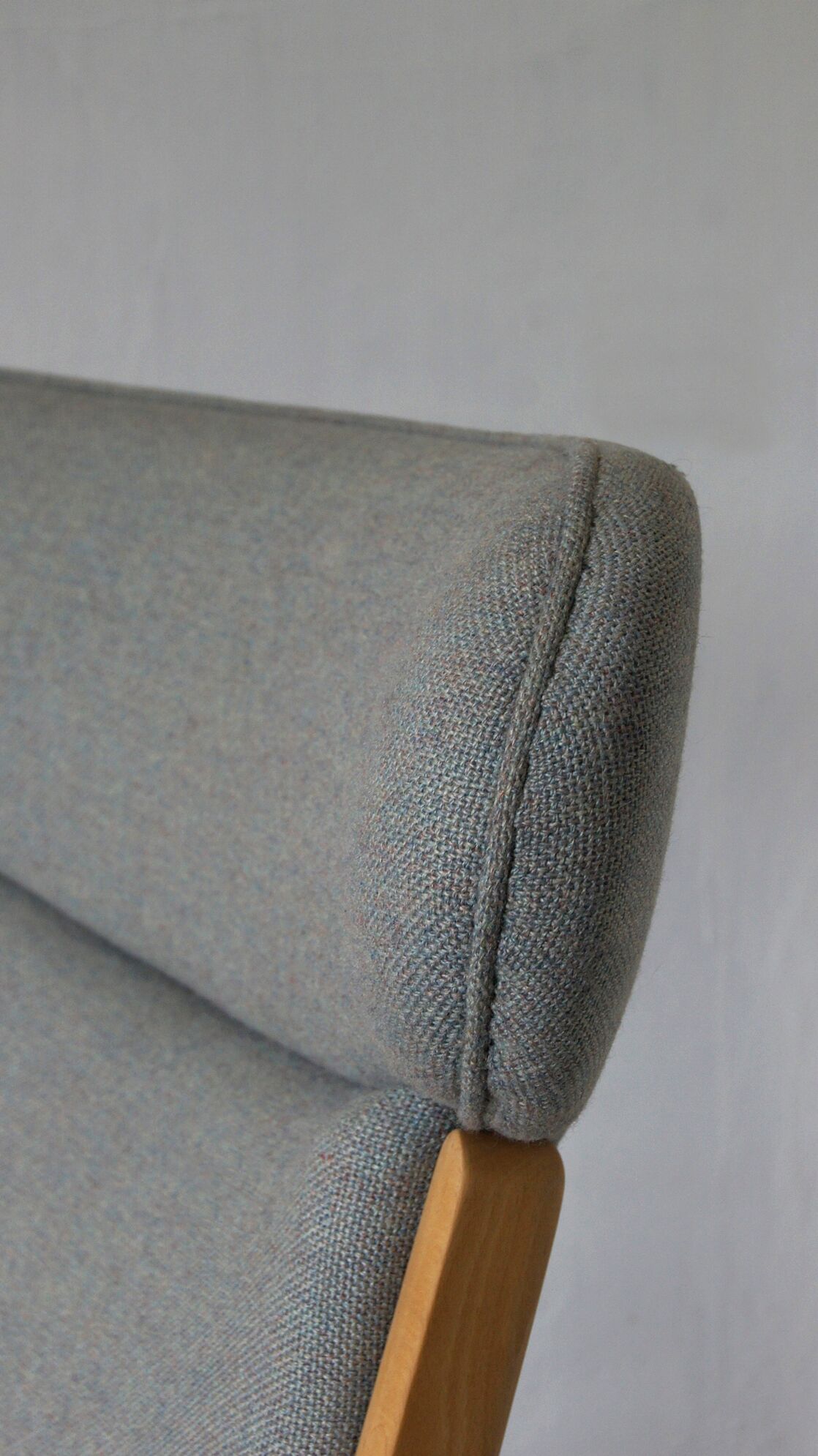 Fauteuil modèle AP-16 et ottoman par Hans J. Wegner pour AP-Stolen, 1951, Set de 2