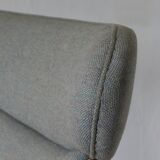 Fauteuil modèle AP-16 et ottoman par Hans J. Wegner pour AP-Stolen, 1951, Set de 2