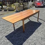 Table scandinave extensible en teck des années 60