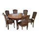 Round table and 6 chairs