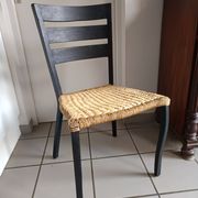 Italian designer rope chair in the Spinetto/Gio Ponti style