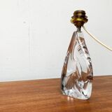 French glass table lamp from the mid-century by Daum, 1960s.