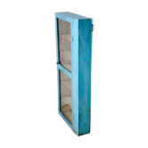 Vitrine murale en teck