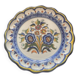 Assiette décor fleur