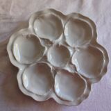 Limoges White Porcelain Oyster Plate