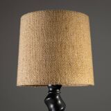Sculptural wooden Typ 42 table lamp by Temde
