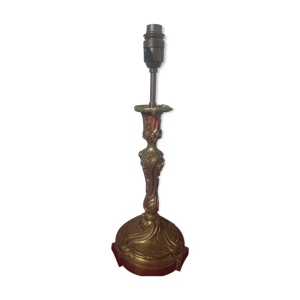 lampe en bronze doré