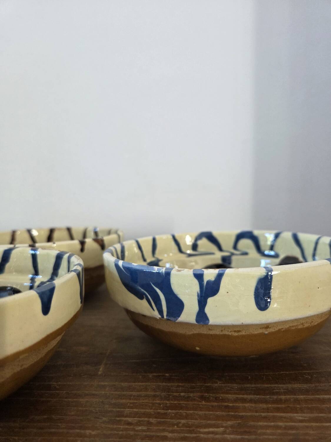 Set of 3 traditional Balkan ceramic bowls