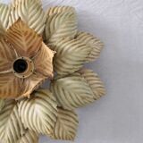 Ceiling wall lamp flower of the 70s