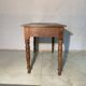 Vintage solid wood desk table - Elegant turned legs