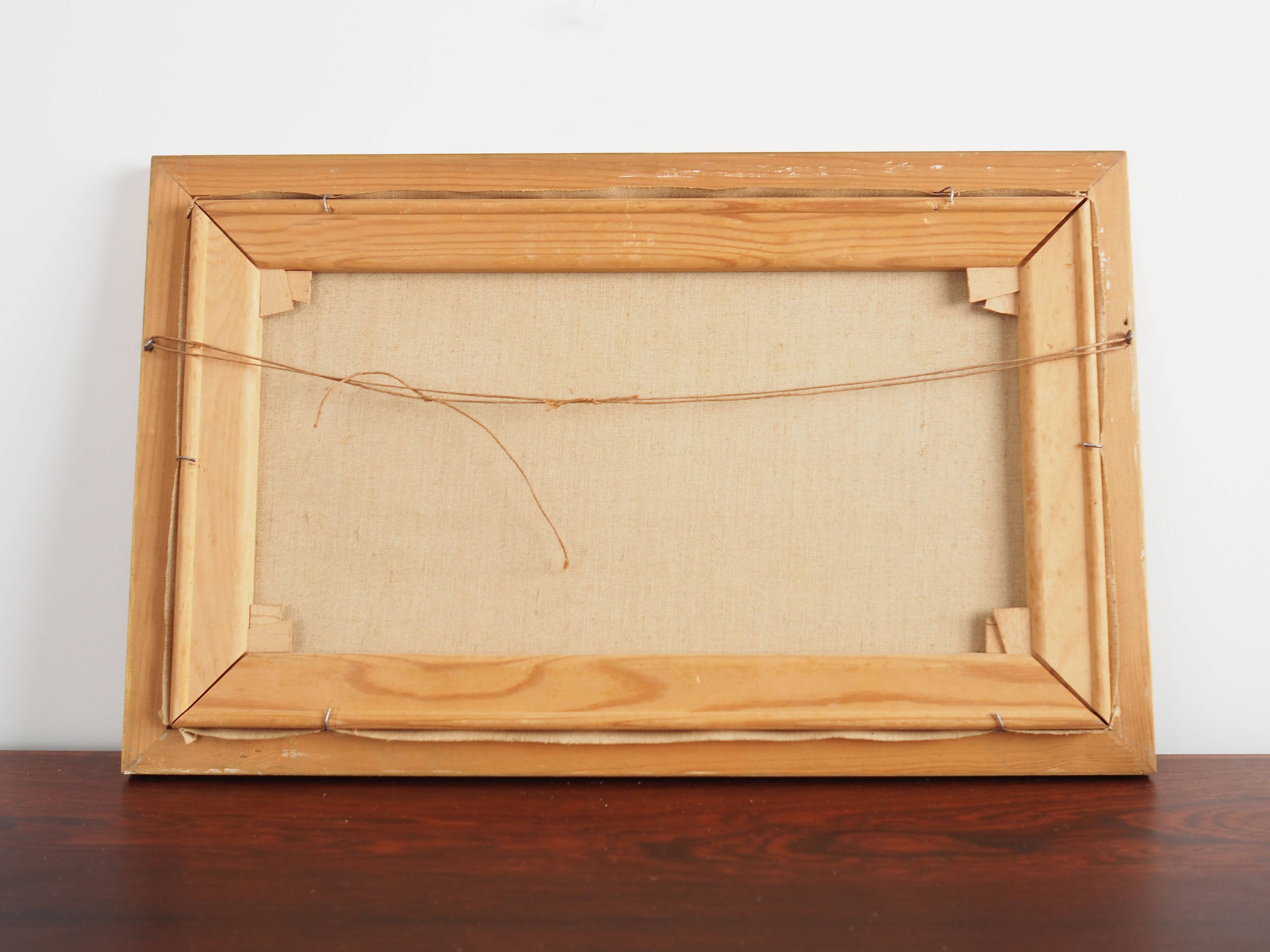 Painting „The Road to the Forest”, Scandinavian design, 1960s