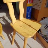 2 country Bavarian chairs