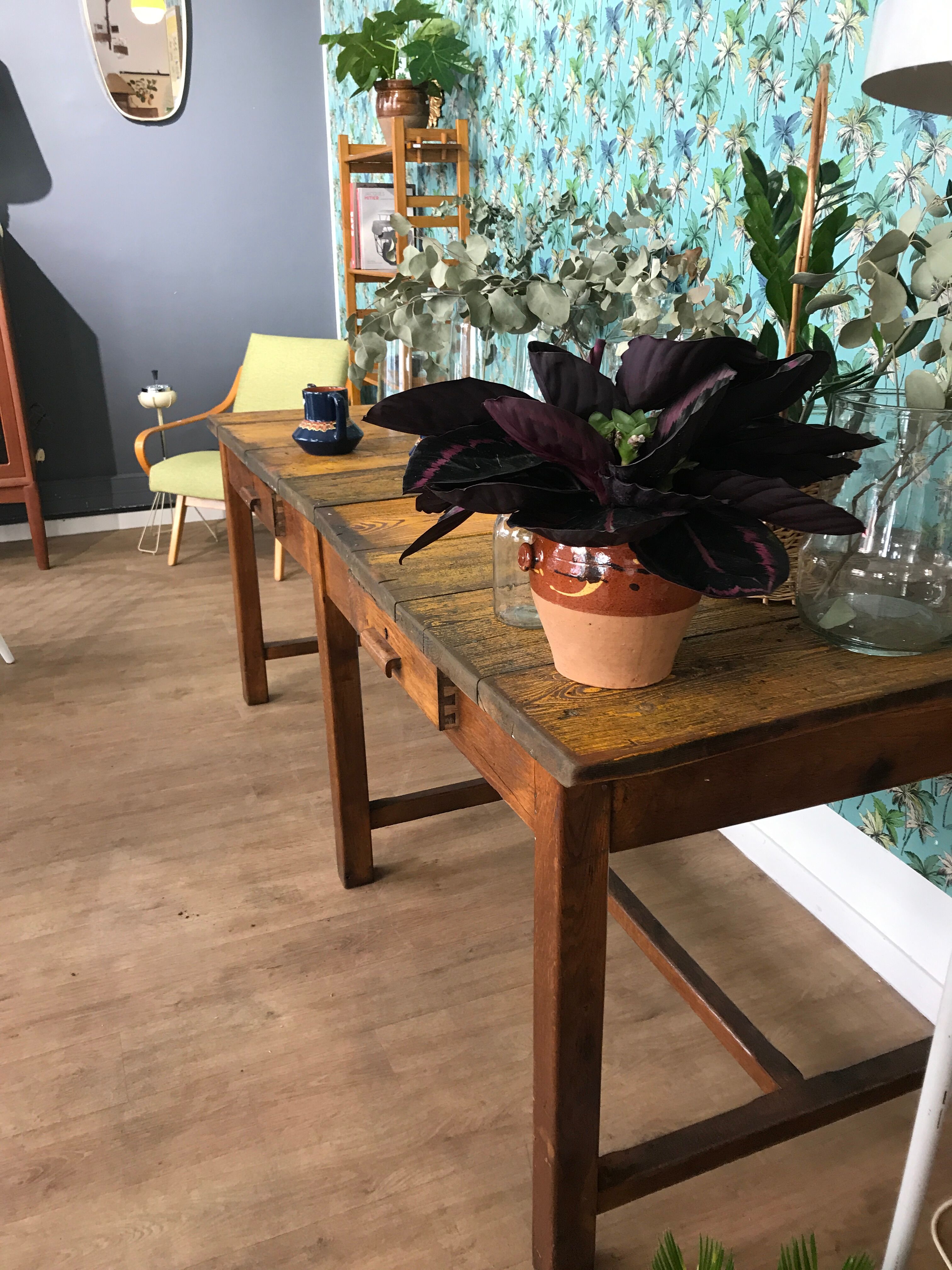 Farm table 2 drawers