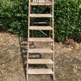 Old oak painter's stepladder