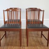 Set of 4 vintage Scandinavian teak Breox chairs, 1960