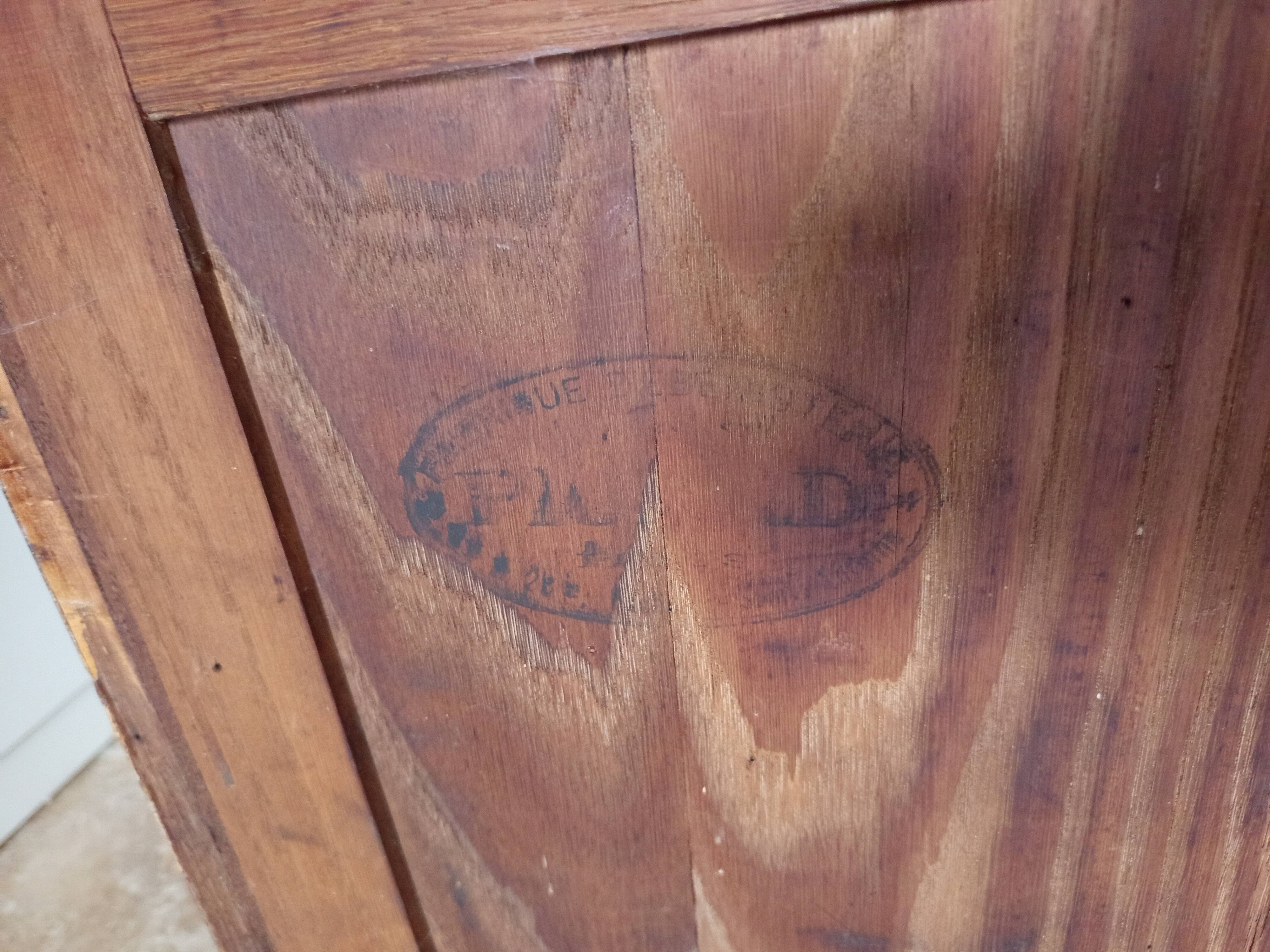 Art Nouveau Art Deco beech cabinet