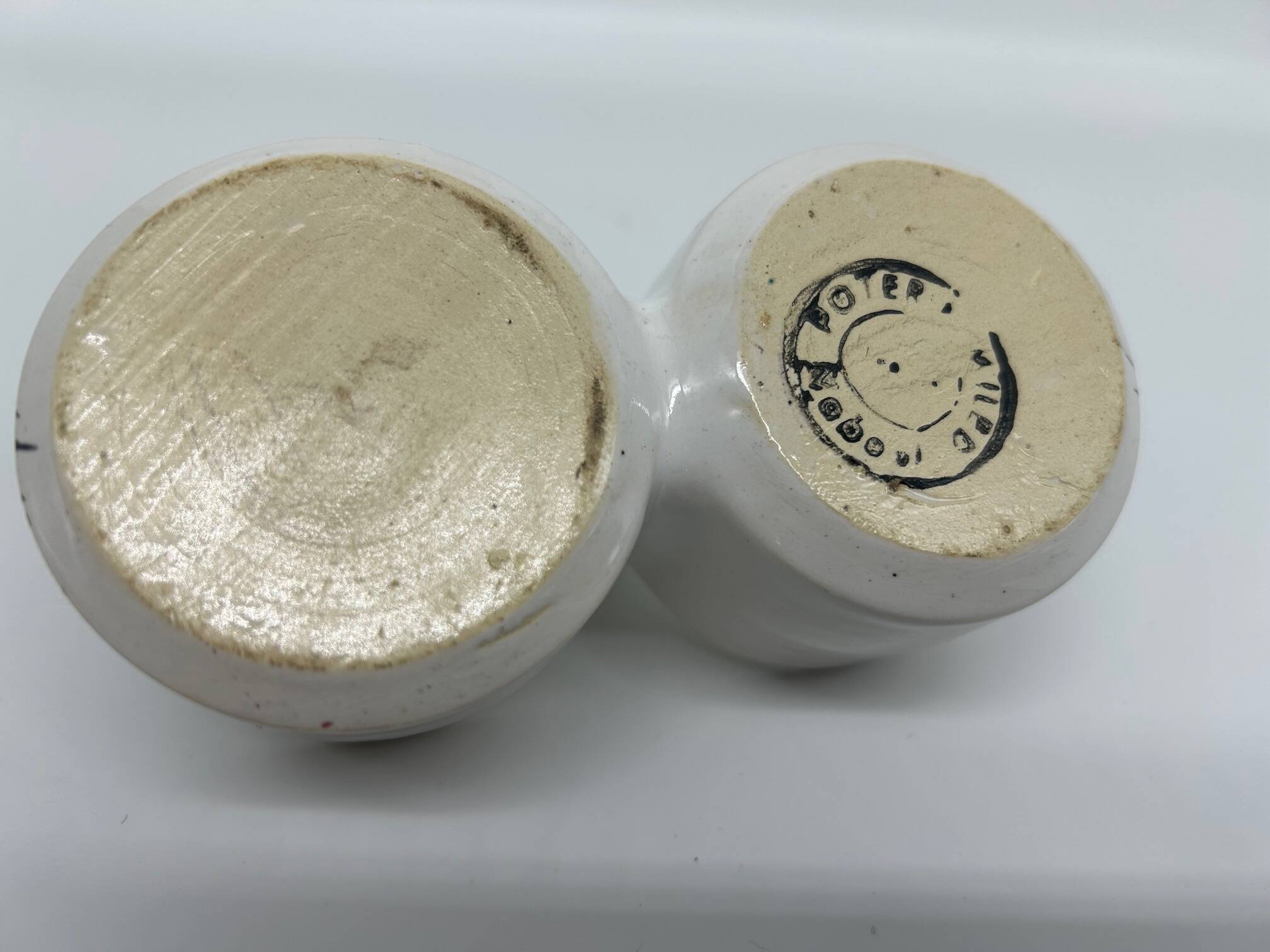 saliére en céramique années 60