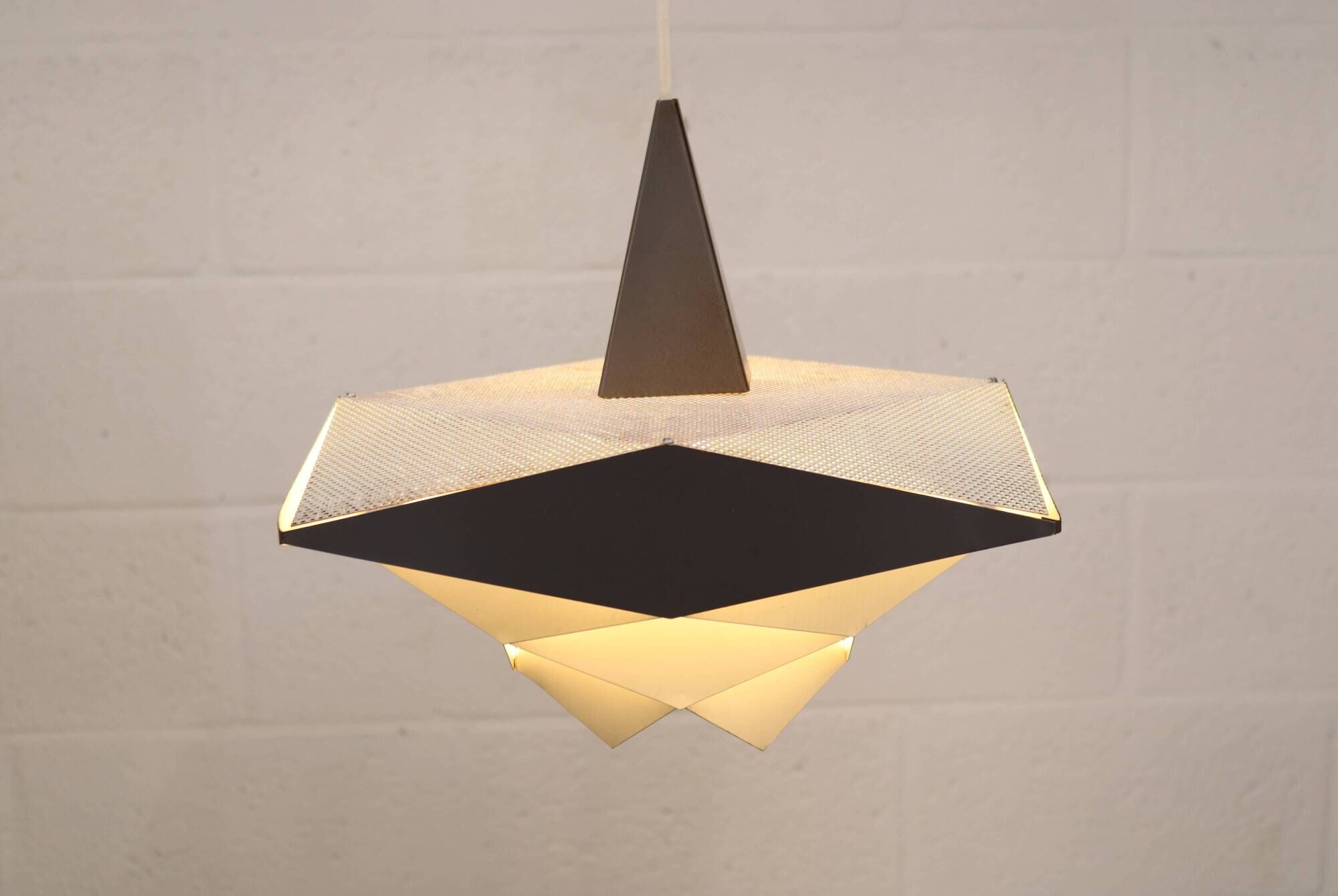 XL Mid-Century Modern Pendant Lamp: Preben Dahl Symfoni, Denmark 1960s