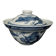 Porcelain bowl with its lid China dragon decoration late 19th century