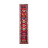 Handwoven Decorative Anatolian Red Runner Carpet 84 cm x 382 cm