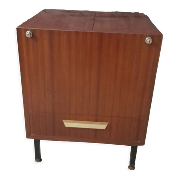 Meuble de métier range dossier bureau teck vintage caisson médecin