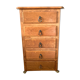 Chiffonnier commode vintage à roulettes