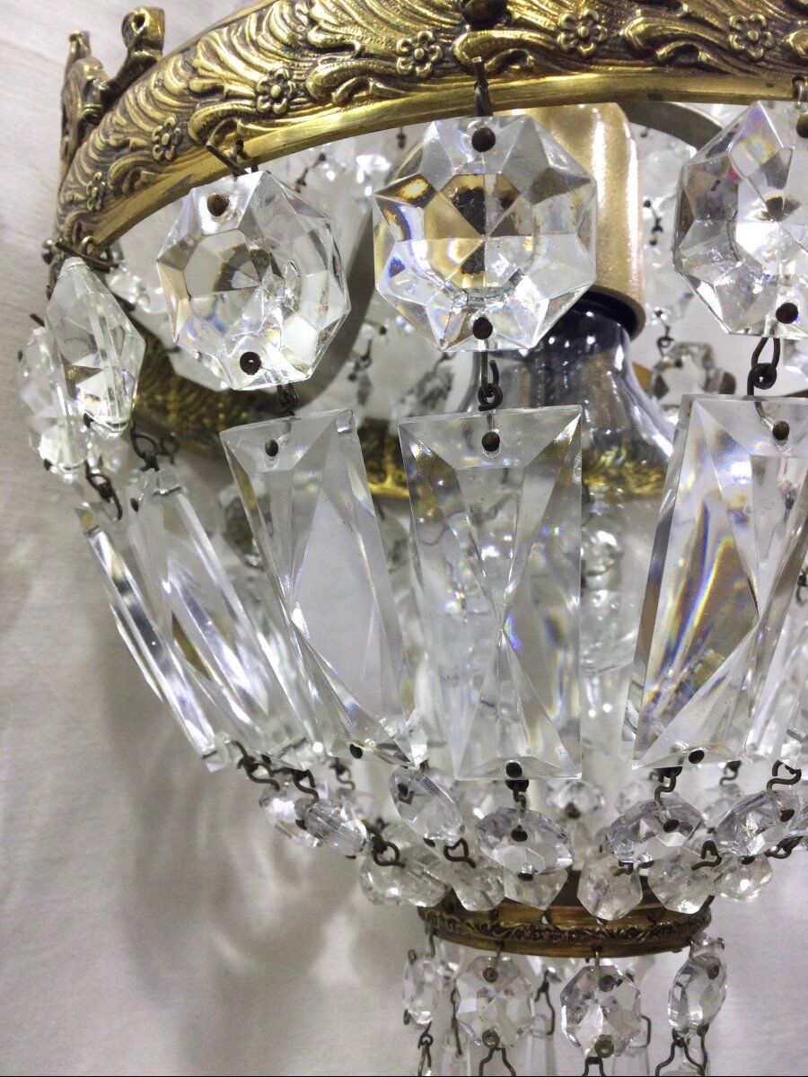 Hot air balloon chandelier with 1 Light