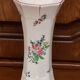 Vase Lunéville KG in painted ceramic enamelled decoration Lamppost